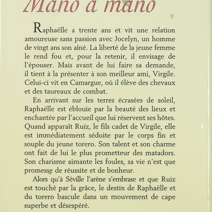Mano a Mano – Françoise Bourdin roman contemporain drame familial rivalité amour secrets occasion - Livre