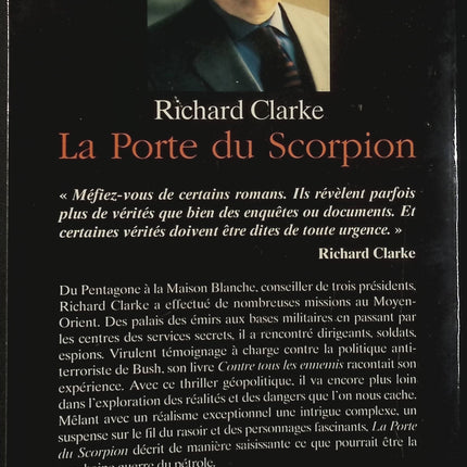 La Porte du Scorpion – Richard Clarke – thriller d’espionnage et complot international – livre d’occasion - Livre