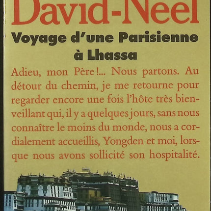 Voyage d’une parisienne à Lhassa – Alexandra David-Néel – récit de voyage Tibet spiritualité occasion - Livre