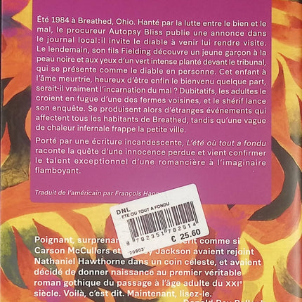 L'été où tout a fondu - Tiffany McDaniel - Livre