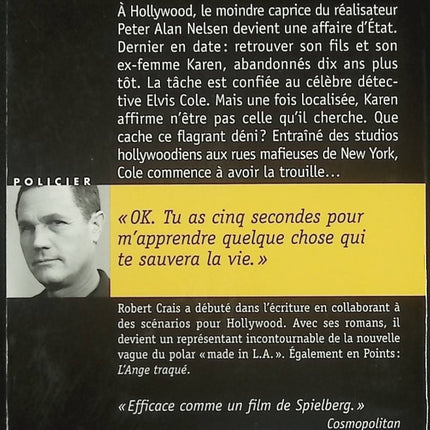 Thriller policier Los Angeles Casting pour l’enfer Robert Crais enquête Elvis Cole livre occasion - Livre