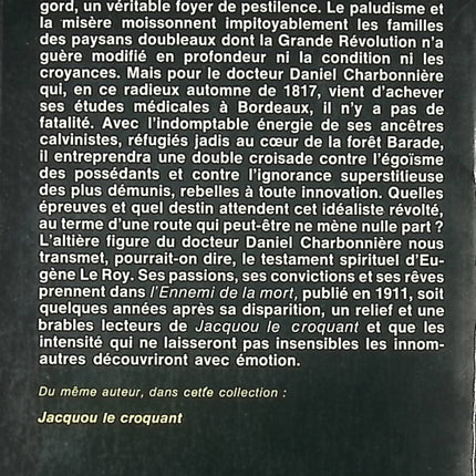 L’Ennemi de la Mort Eugène Le Roy roman français classique suspense et drame historique - Livre