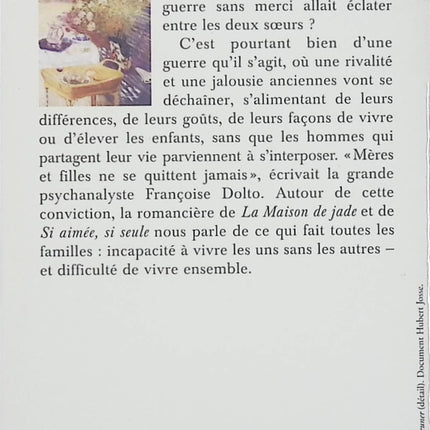 Mère et filles – Madeleine Chapsal – roman familial relations mère-fille et secrets de famille - Livre