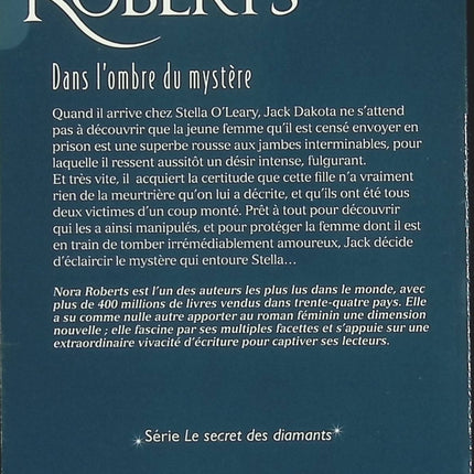 Dans l’ombre du mystère – Nora Roberts – suspense romantique, thriller psychologique et secrets du passé - Livre
