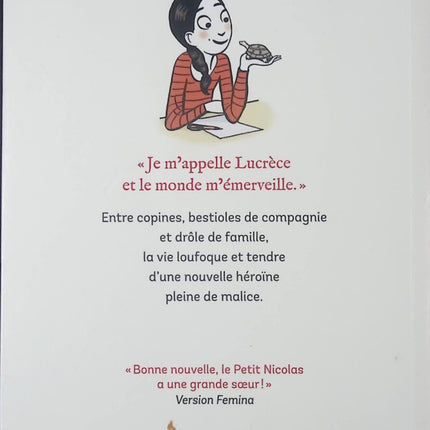 Le Monde de Lucrèce – Tome 1 : Premières aventures de Lucrèce – Roman jeunesse d’Anne Goscinny & Catel - livre