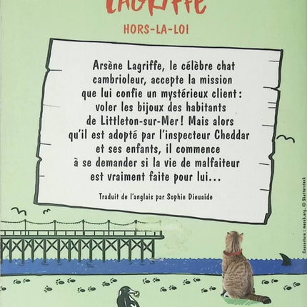 Roman jeunesse Arsène Lagriffe Tome 1 Hors-la-loi Jennifer Gray aventure animaux humour livre occasion - Livre