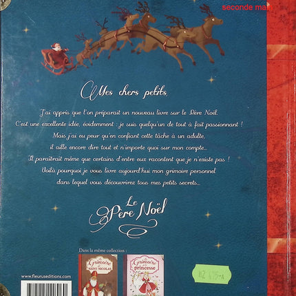 Le Grimoire du Père Noël – Alice Brière-Haquet, Hélène Brière-Haquet & François-Marc Baillet : livre enfant magique et illustré - Livre