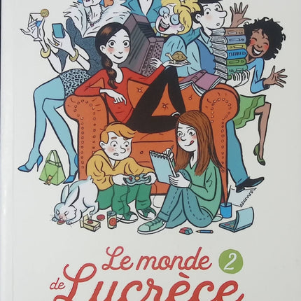 Le Monde de Lucrèce – Tome 2 : Nouvelles aventures de Lucrèce – Roman jeunesse d’Anne Goscinny & Catel - livre