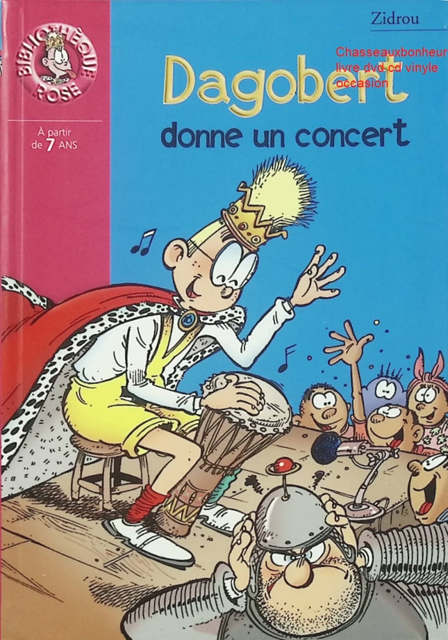 Dagobert donne un concert – Tome 12 – Bibliothèque Rose livre jeunesse lecture facile humour musique aventure enfants - Livre