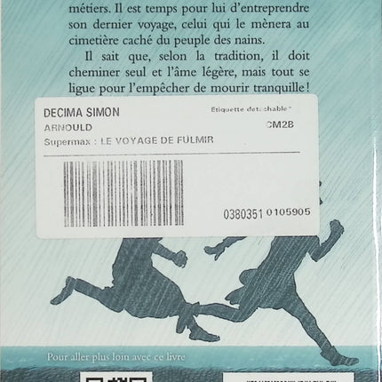 Le voyage de Fulmir – Thomas Lavachery – Roman jeunesse d’aventure et récit initiatique d’occasion - Livre