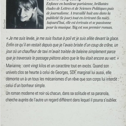 Big – Valérie Tong Cuong – roman contemporain drame social et reconstruction - Livre