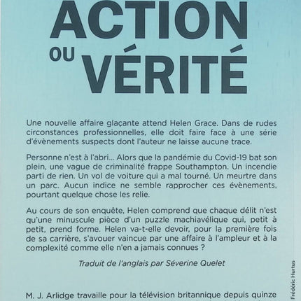 Action ou vérité – Matthew Arlidge thriller psychologique enquête criminelle jeu mortel suspense occasion - Livre