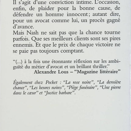Le dernier homme innocent – Phillip M. Margolin – thriller judiciaire suspense et erreur judiciaire - Livre