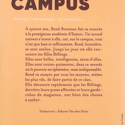 Campus, Tome 01 : Bienvenue à Easton – Kate Brian – roman jeunesse suspense lycée élite secrets – livre d’occasion - Livre