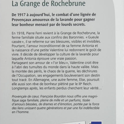 La Grange de Rochebrune – Françoise Bourdon – saga familiale en Provence sur plusieurs générations – livre d’occasion - Livre