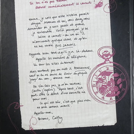 Cathy’s Book – Sean Stewart, Jordan Weisman & Cathy Brigg – roman jeunesse à énigmes et enquête interactive – livre d’occasion - Livre
