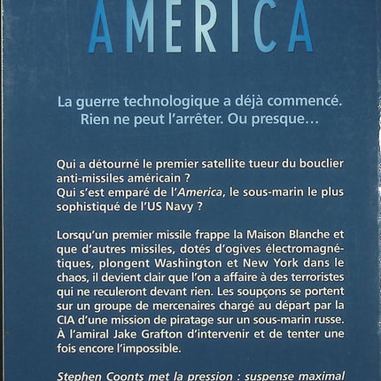 America – Stephen Coonts roman d’espionnage thriller militaire États-Unis complot aéronaval - Livre