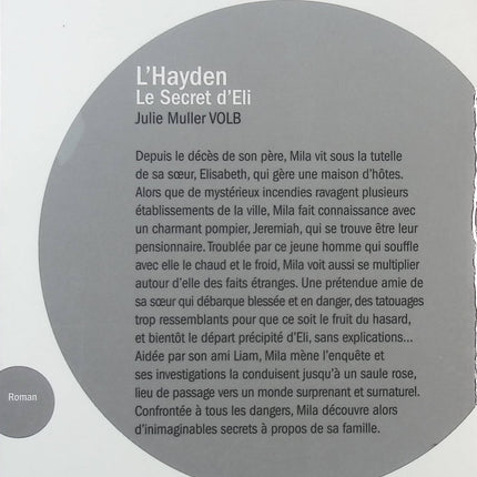 L'Hayden - tome 1 - Le secret d'Eli - Julie Muller Volb - livre