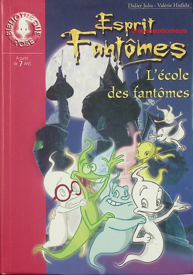 Esprits Fantômes – Tome 7 : L’école des fantômes – Bibliothèque Rose – roman jeunesse paranormal - Livre