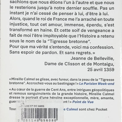 D'écume et de sang - Mireille Calmel - Livre