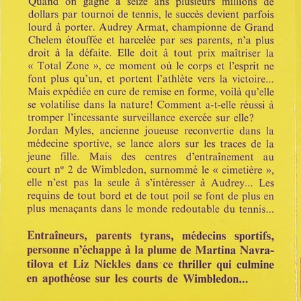 Total zone - Martina Navratilova Liz Nickles - livre