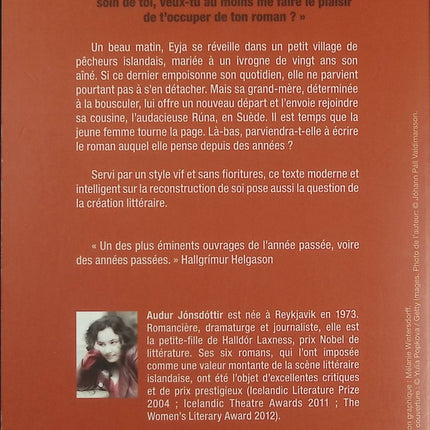 Tourner la page – roman contemporain et drame intime – Audur Jónsdóttir - Livre
