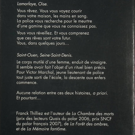 L’Anneau de Moebius thriller suspense enquête scientifique Franck Thilliez roman policier occasion - Livre