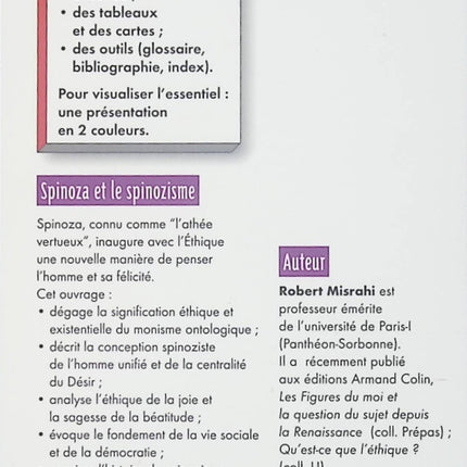 Spinoza et le Spinozisme - Robert Mishari - livre