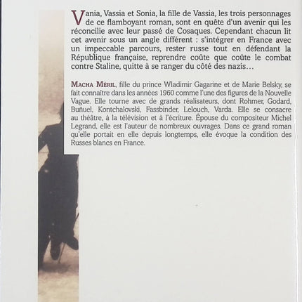 Vania, Vassia et la fille de Vassia - Macha Méril - livre