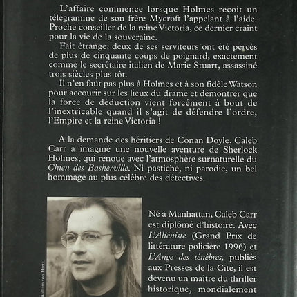 Roman thriller historique et espionnage – Le Secrétaire italien Caleb Carr - Livre
