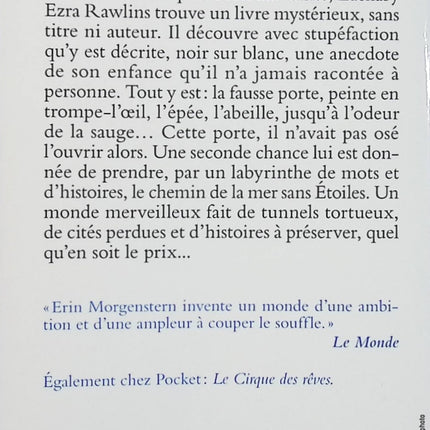 La Mer sans étoiles – Erin Morgenstern – Roman fantastique poétique et envoûtant d’occasion - Livre