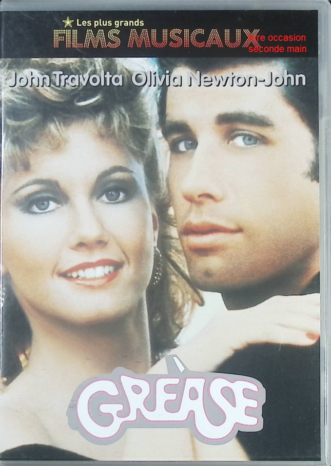 DVD film musical comédie romantique Grease John Travolta Olivia Newton-John - DVD