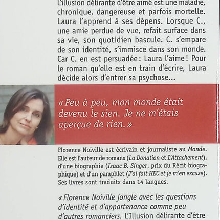 L'illusion délirante d'être aimé - Florence Noiville - livre