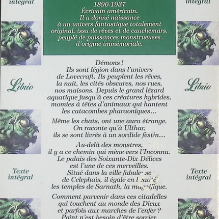 Les Autres Dieux et autres nouvelles - Howard Phillips Lovecraft - livre