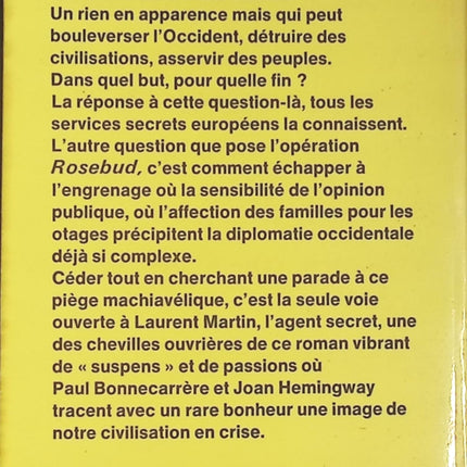 Rosebud - Paul Bonnecarrère - Hemingway - Livre