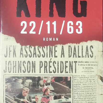 22/11/63 Stephen King – roman thriller historique et suspense - Livre