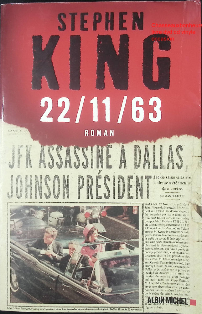 22/11/63 Stephen King – roman thriller historique et suspense - Livre