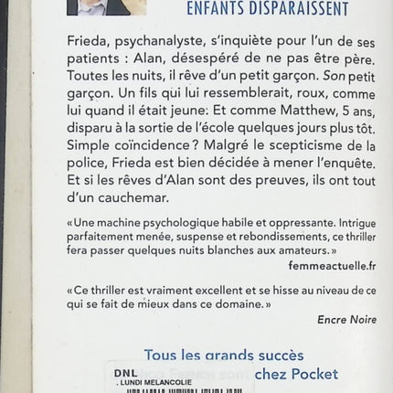 Lundi mélancolie : Le jour où les enfants disparaissent - Nicci French - Livre