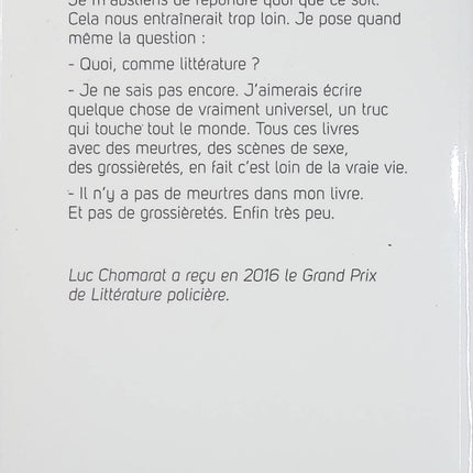 Le polar de l’été – Luc Chomarat – roman policier méta, humour et enquête sur l’écriture – livre d’occasion - Livre