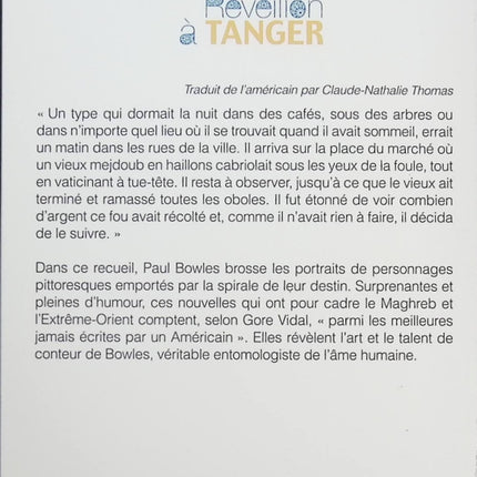 Réveillon à Tanger – roman et récit exotique | Paul Bowles - livre