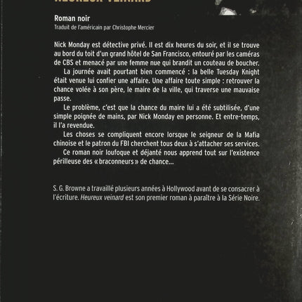 Heureux veinard - S. G. Browne - livre