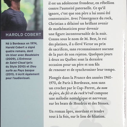 Au nom du père du fils et du rock'n'roll - Harold Cobert - livre