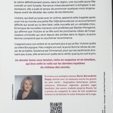 Roman historique famille drame Le Château des Secrets Tome 3 – Les Cœurs Apaisés – Marie-Bernadette Dupuy - livre