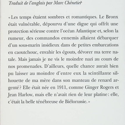 La Belle ténébreuse de Biélorussie – Jerome Charyn – roman historique et intrigues européennes - livre