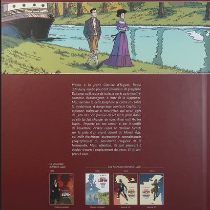 La Jeunesse d'Arsène Lupin – Cagliostro – Jérôme Eho, Michaël Minerbe, Massimo Malosso – Naissance de Lupin, aventure et mystère - Livre BD