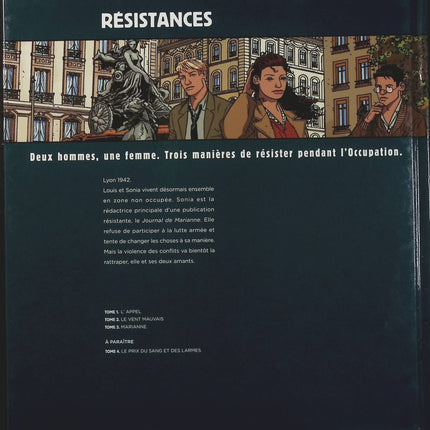 Résistances Tome 3 – Marianne – Derrien, Claude Plumail – Bande dessinée historique, Résistance française et Seconde Guerre mondiale - Livre BD