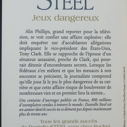 Jeux dangereux – Danielle Steel - livre