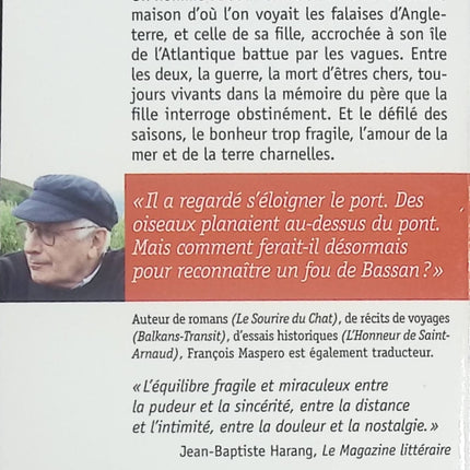 Des saisons au bord de la mer – François Maspero | Roman poétique et contemporain - livre