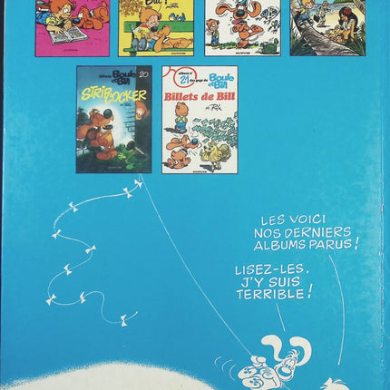 Boule et Bill – Tome 21 : Billets de Bill – Bande dessinée jeunesse humoristique – Jean Roba - livre BD