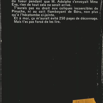 On liquide et on s’en va – San-Antonio - livre